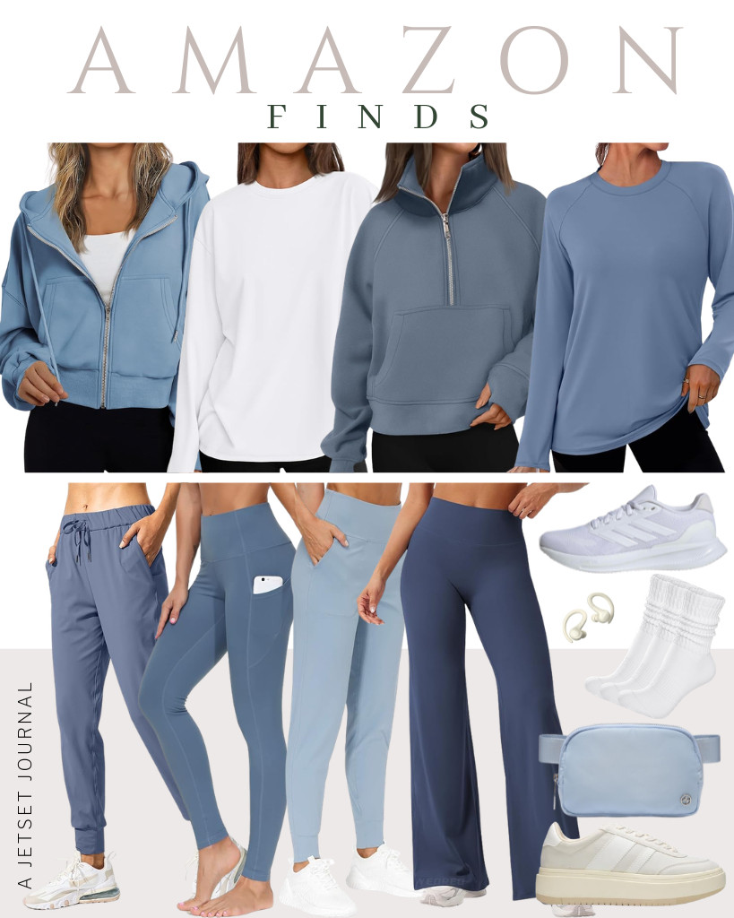 I'm really into the vibe of this week's Amazon athleisure collection.

SANTINY offers cozy jogger pants that pair perfectly with hoodies and workout tops. I love wearing my adidas Falcon 5 sneakers for this look, along with my workout earbuds. It's also convenient to have the Pander Everywhere belt bag for carrying personal items you can't leave behind during morning runs or workouts. 

 #LTKSeasonal #LTKSaleAlert #LTKTravel