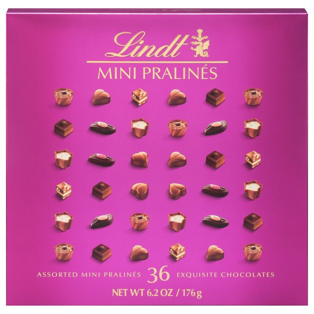 Lindt Chocolate Assortment Dark And Milk Multiple Form Box 6.2 oz | Walmart (US)