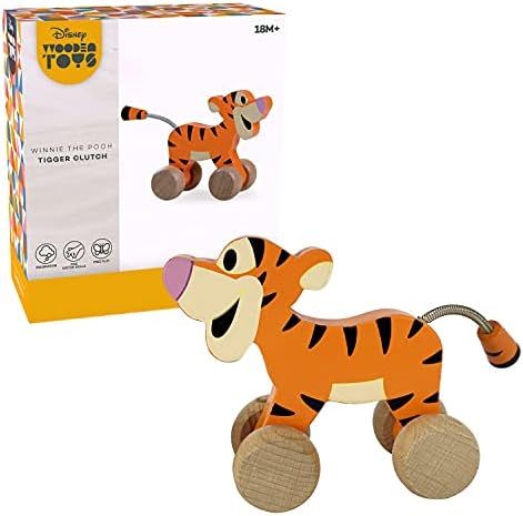 Disney Wooden Toys Tigger Clutch Toy, Amazon Exclusive, by Just Play | Amazon (US)