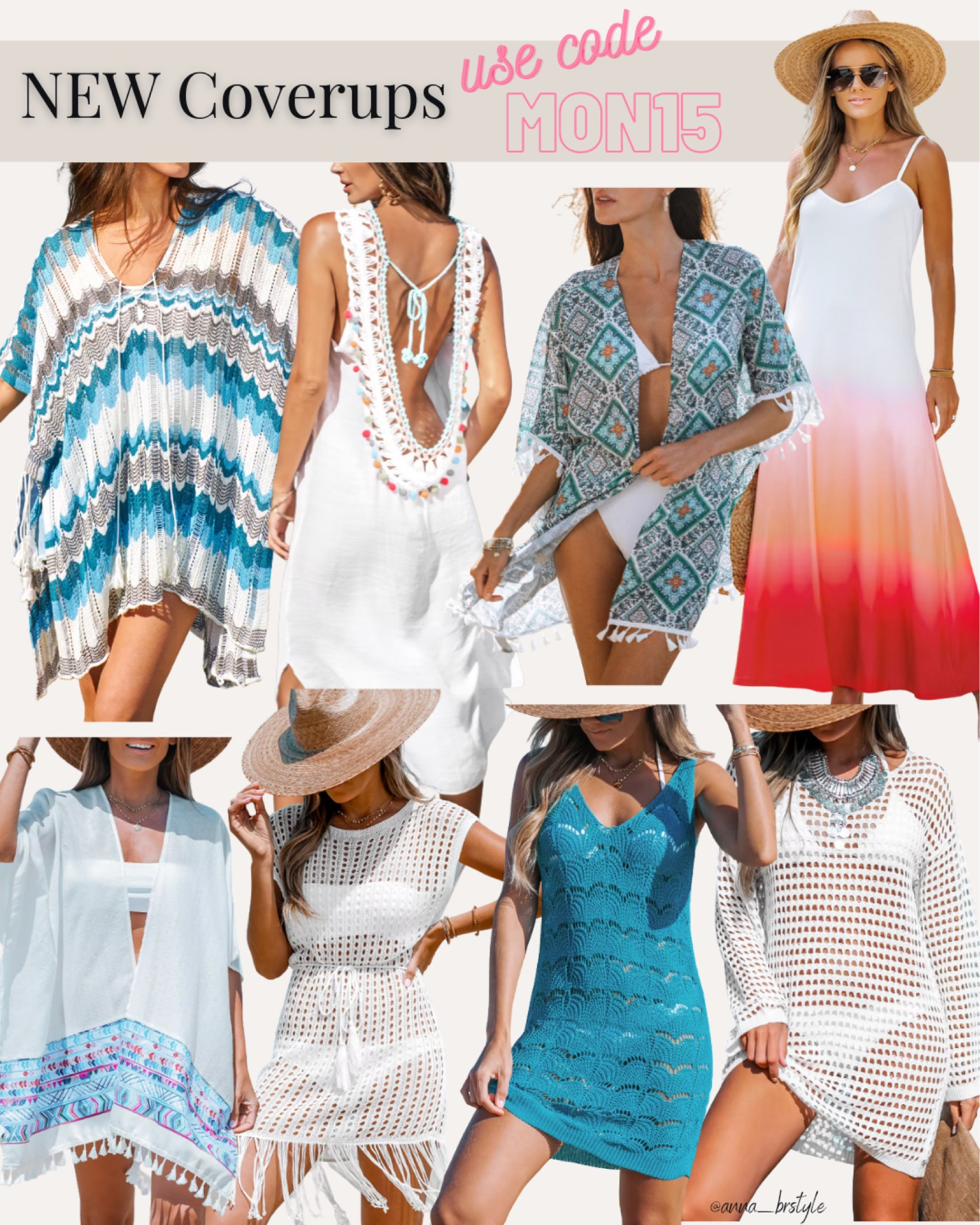 Affordable and cute swim coverups code MON15 to save on orders over $70

#LTKswim #LTKunder50