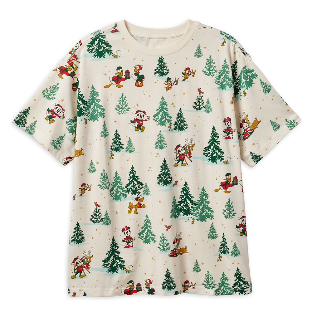 Mickey Mouse and Friends Christmas T-Shirt for Adults | shopDisney