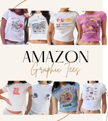 Graphic tees I’m loving from Amazon for summer. 

Italy outfit. 

#LTKFindsUnder50 #LTKSeasonal #LTKStyleTip