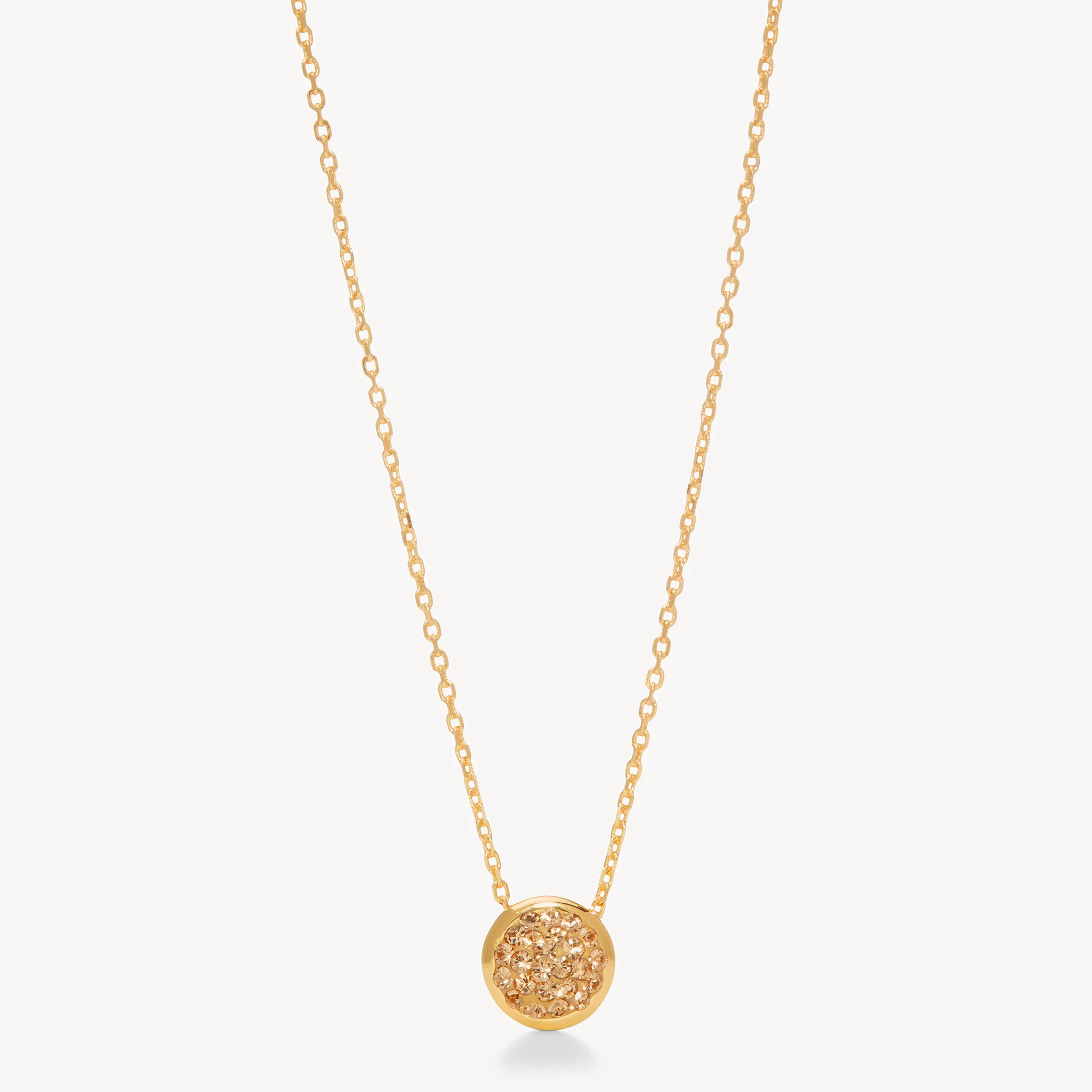 Sparkle Bezel Pendant Necklace | Hillberg & Berk | Hillberg & Berk