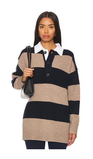 Mason Sweater in Navy & Milk Tea | Revolve Clothing (Global)