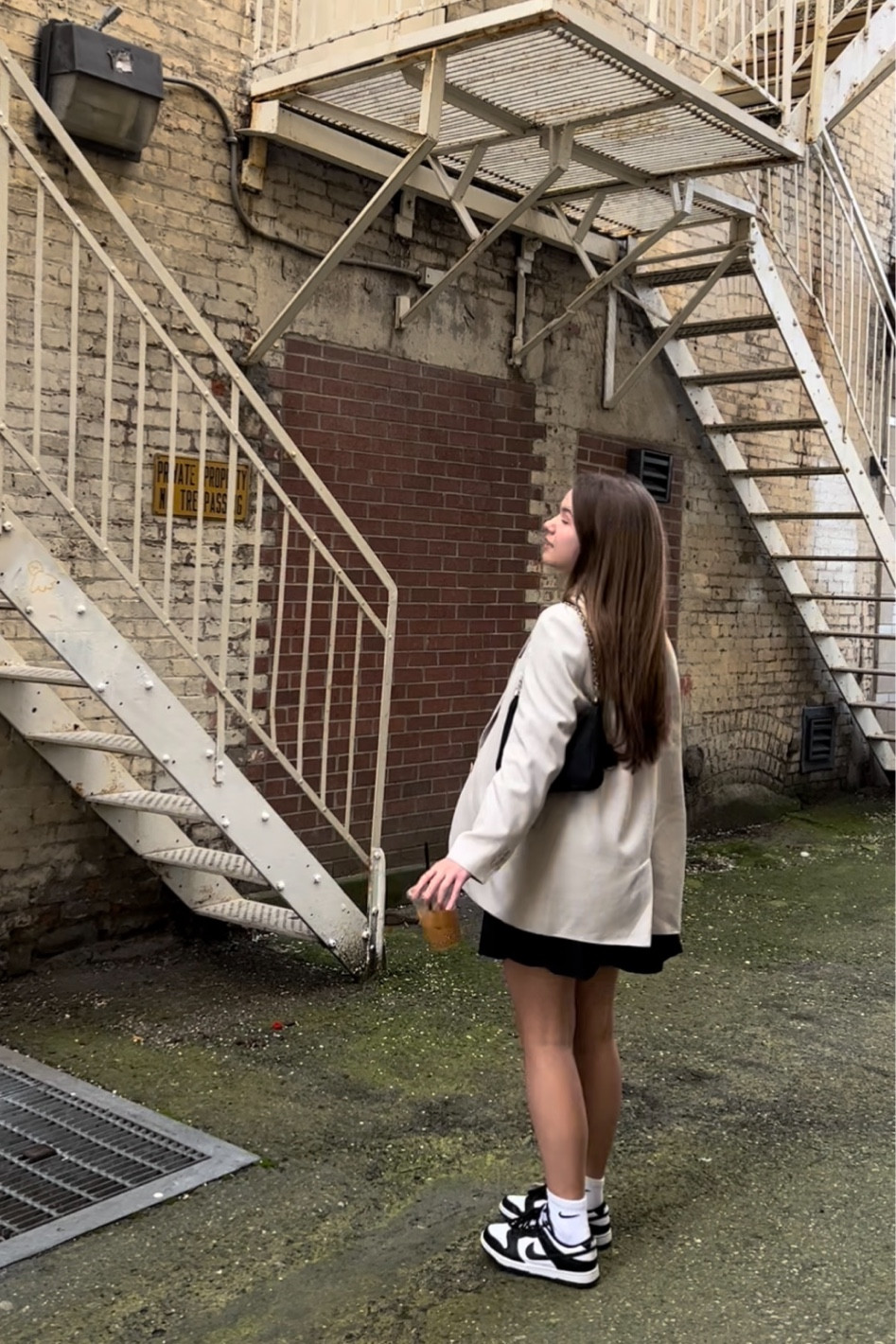 outfit for black and white dunks