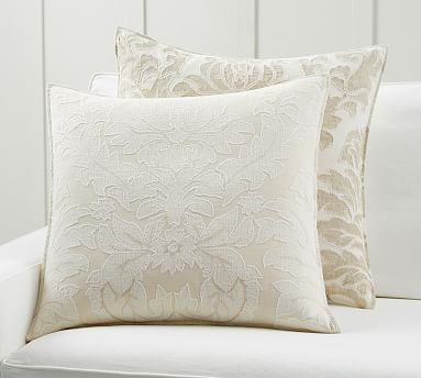 Francesca Hand Embroidered Pillow Covers | Pottery Barn (US)
