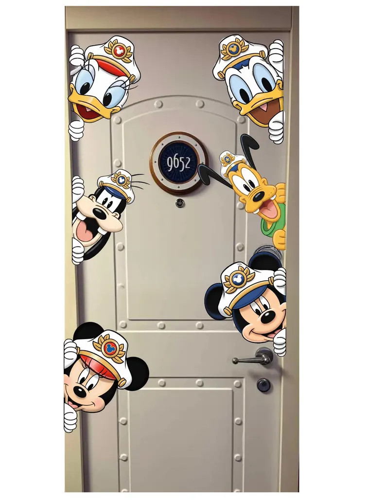 Disney Cruise Door Captain Magnets – Mickey, Minnie, Pluto, Goofy, Donald, Daisy – 6.5x8 Stat... | Etsy (US)