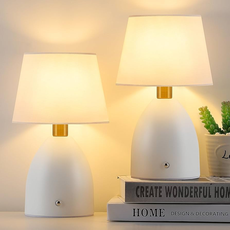 GGOYING Cordless Table Lamp Set of 2, 5400mAh Rechargeable Battery Powered Desk Lamp, 4-Level Bri... | Amazon (US)