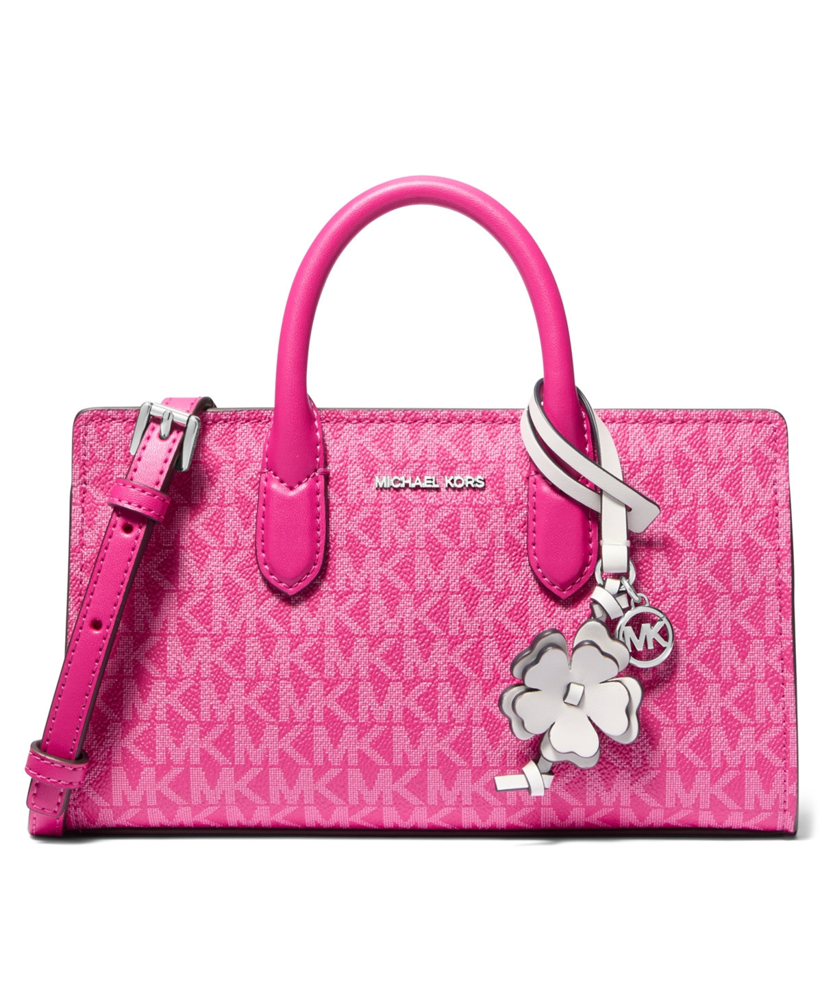 Michael Michael Kors Scarlett Small East West Crossbody Bag - Raspberry | Macy's