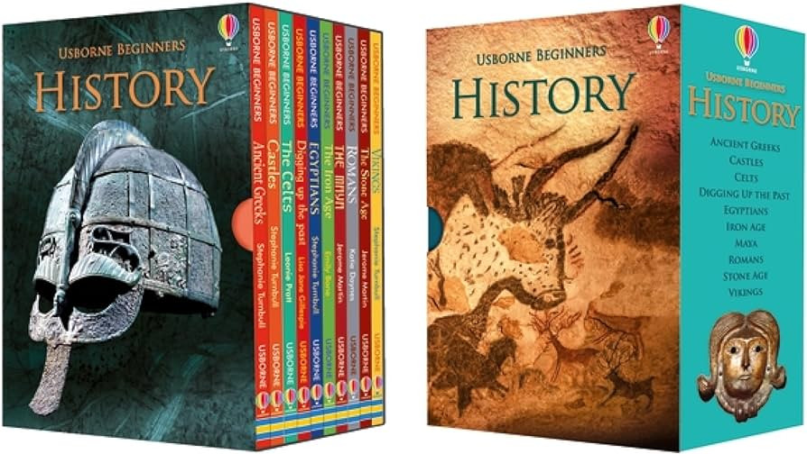 Usborne Beginners History 10 Books Collection Box Set (Stone Age, Iron Age, Egyptians, Ancient Gr... | Amazon (US)