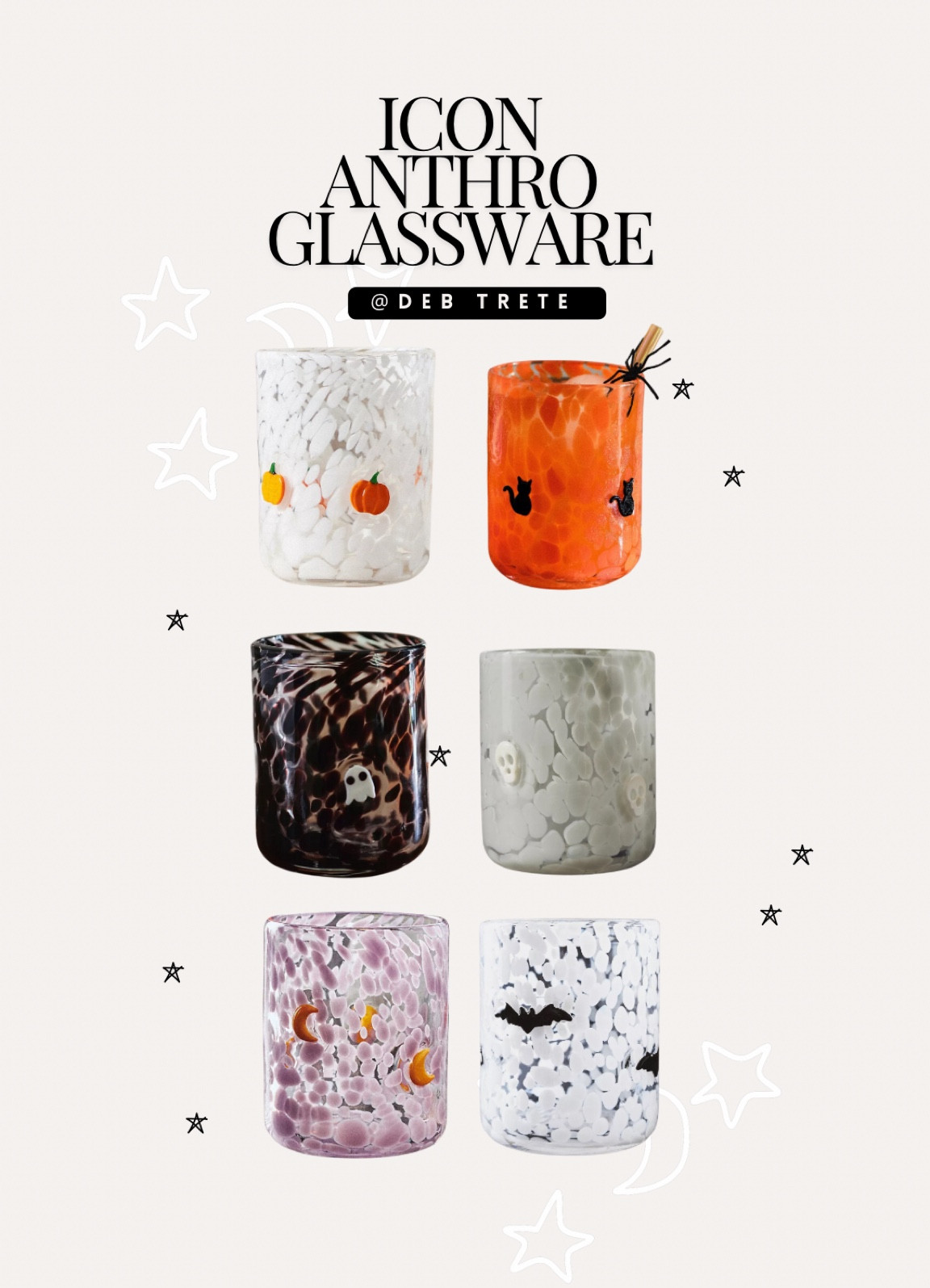 Mystic icon juice glassware at Anthropologie Halloween edition! 


#LTKSeasonal #LTKFamily #LTKHome