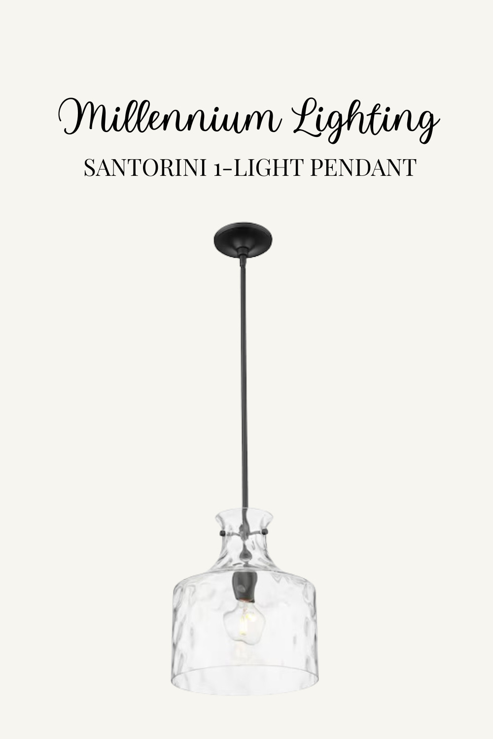 Shop the Santorini 1-Light Pendant from Millennium Lighting! 

 