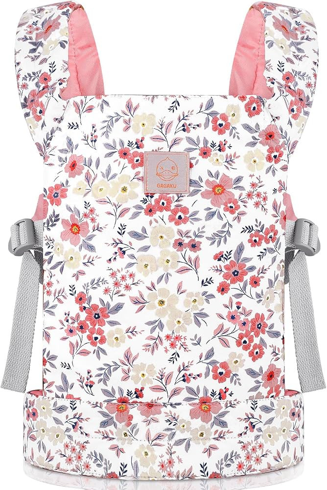 GAGAKU Baby Doll Carrier for Little Girls Baby Doll Accessories Toy Baby Carrier for Toddler - Pi... | Amazon (US)