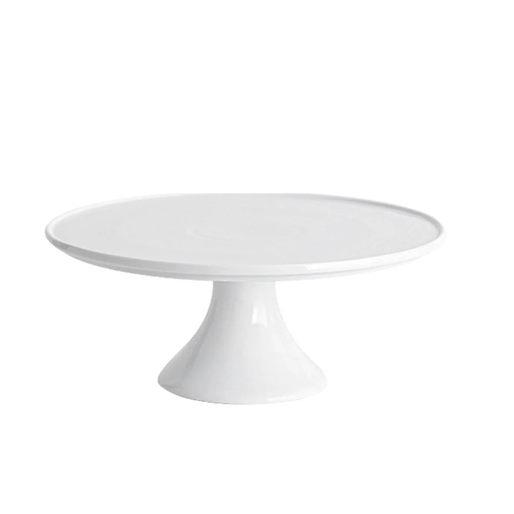 1Pc Decorative Cake Tray Household Dessert Stand Ceramic Baking Tray (White) | Walmart (US)