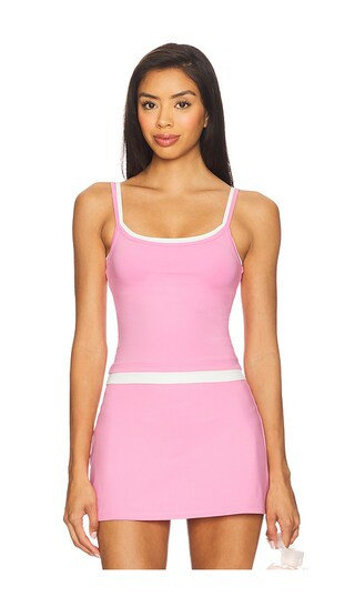 FlowWell Sage Tank in Rose Pink & Bone | Revolve Clothing (Global)