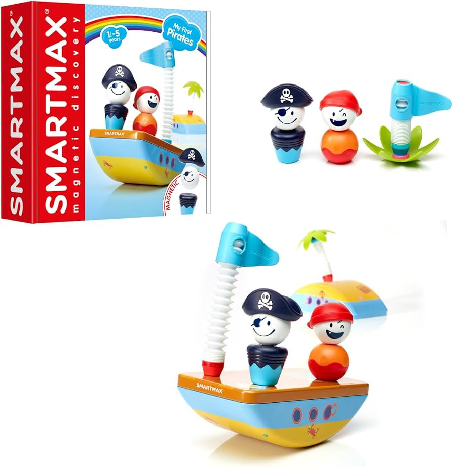 SmartMax My First Pirates Magnetic Building Play Set for Ages 1-5 | Amazon (US)