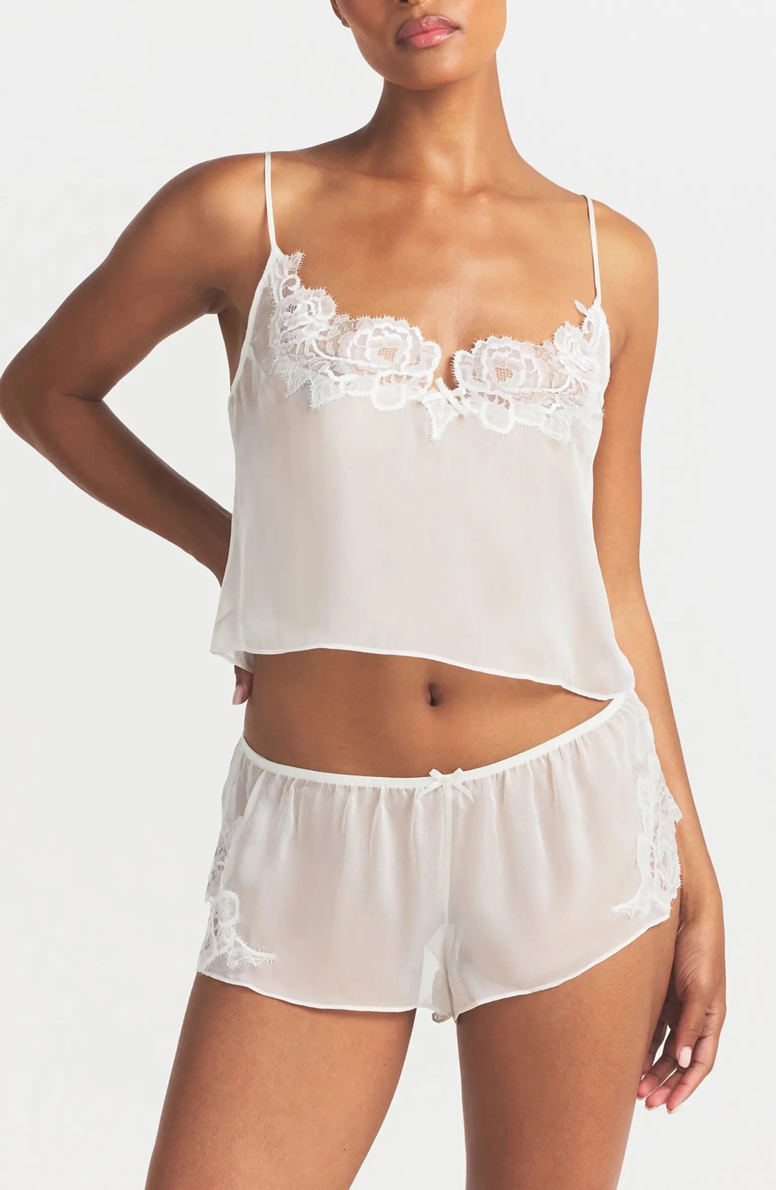 SKIMS Romance Silk Cami & Shorts Set | Nordstrom | Nordstrom