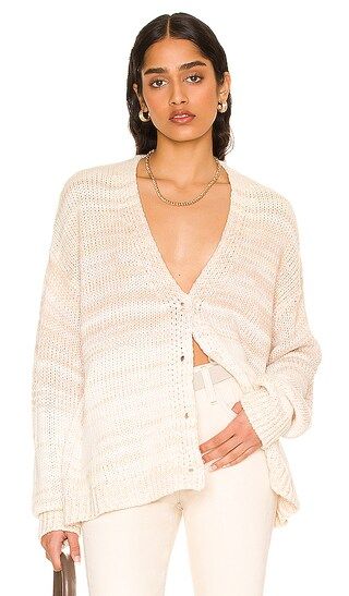 Ombre Striped Cardigan in Bare Multi | Revolve Clothing (Global)