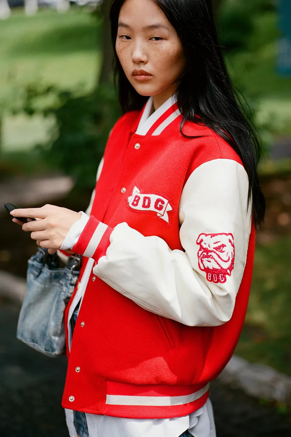 BDG Laura Varsity Jacket | Urban Outfitters (US and RoW)