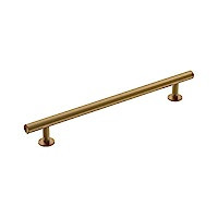 Amerock | Cabinet Pull | Champagne Bronze | 5-1/16 inch (128 mm) Center-to-Center | Radius | 1 Pack  | Amazon (US)