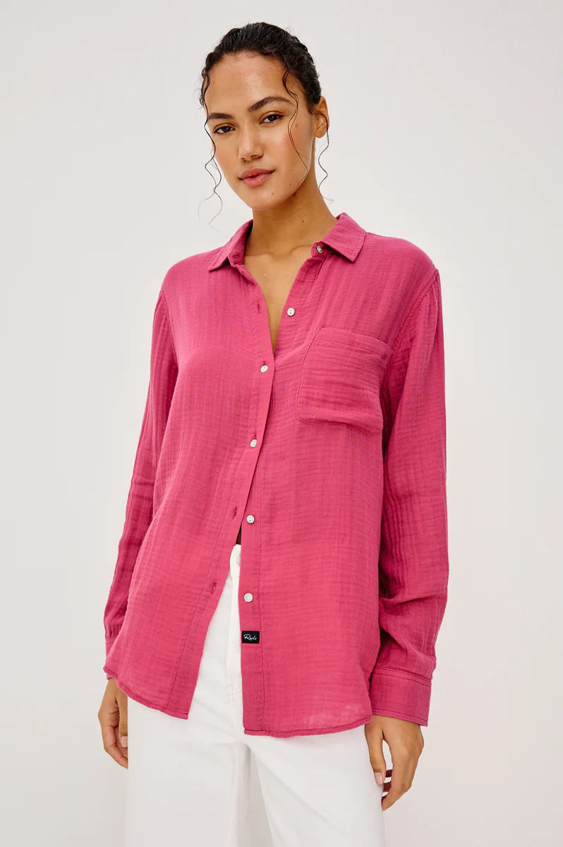 ELLIS SHIRT - DARK ROSE | Rails