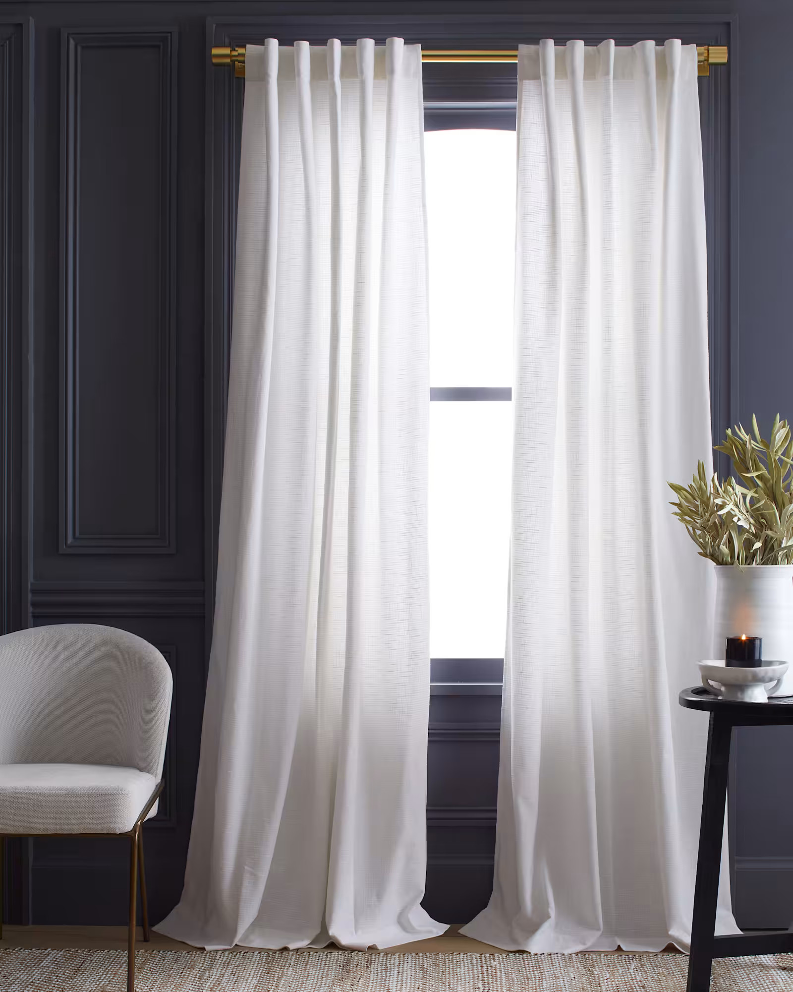 Cotton Slub Curtain | Quince
