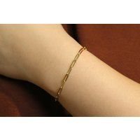 Silver Chain Bracelets, Bracelets Gold, Link Jewelry | Etsy (US)