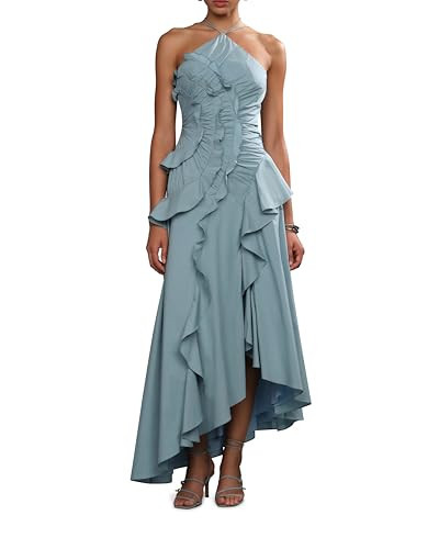 Amur Women's Ottavia Ruffle Dress, Cumulus, 12 | Amazon (US)