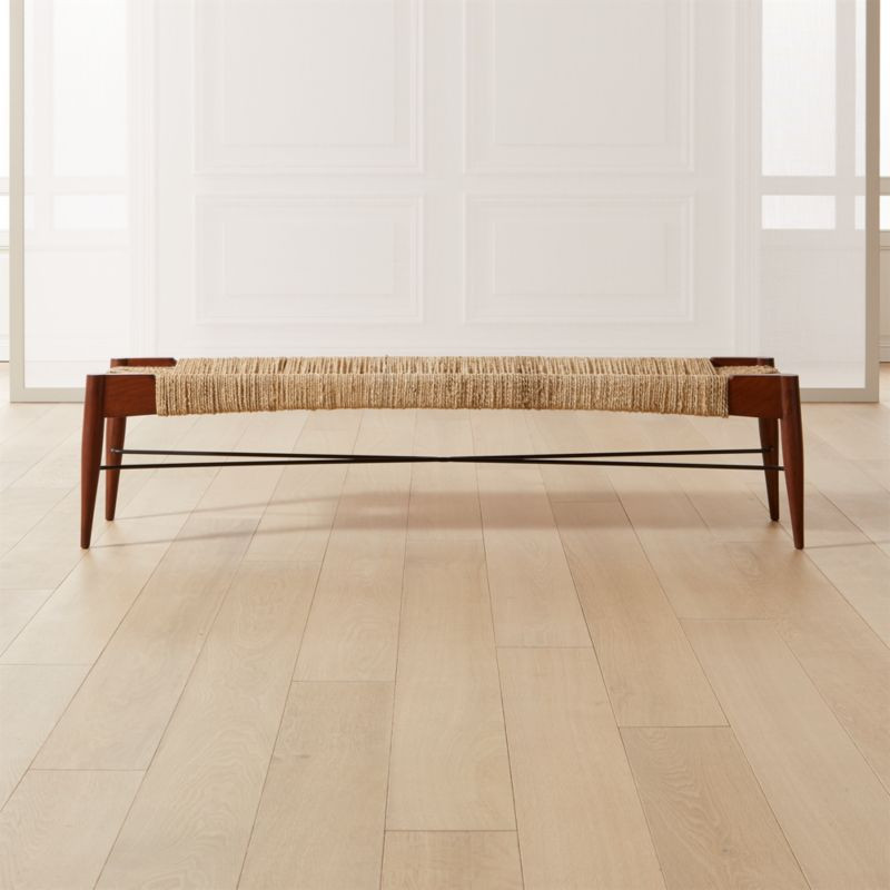 Wrap Large Natural Bench + Reviews | CB2 | CB2