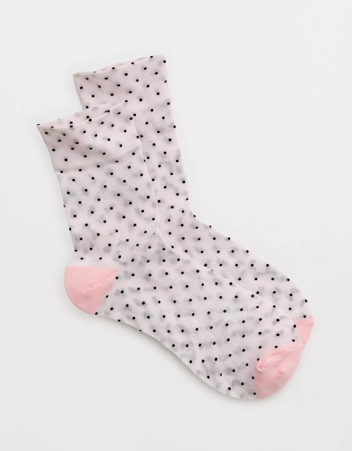 Aerie Mesh Dot Quarter Socks | Aerie