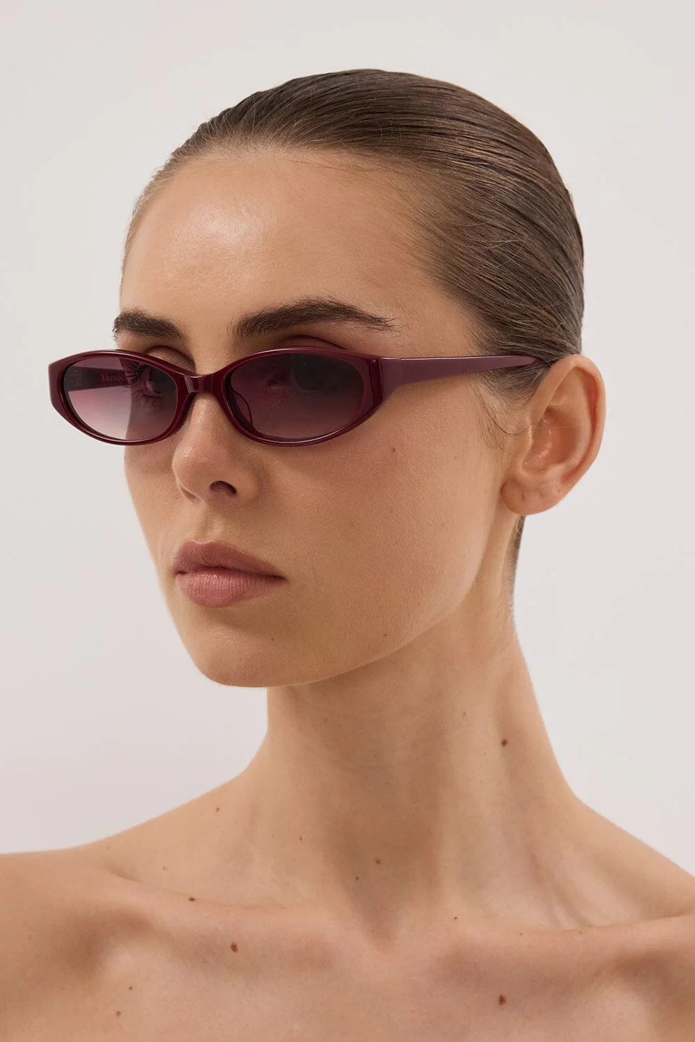 SHEVOKE SILON MAROON SUNGLASSES | DISSH