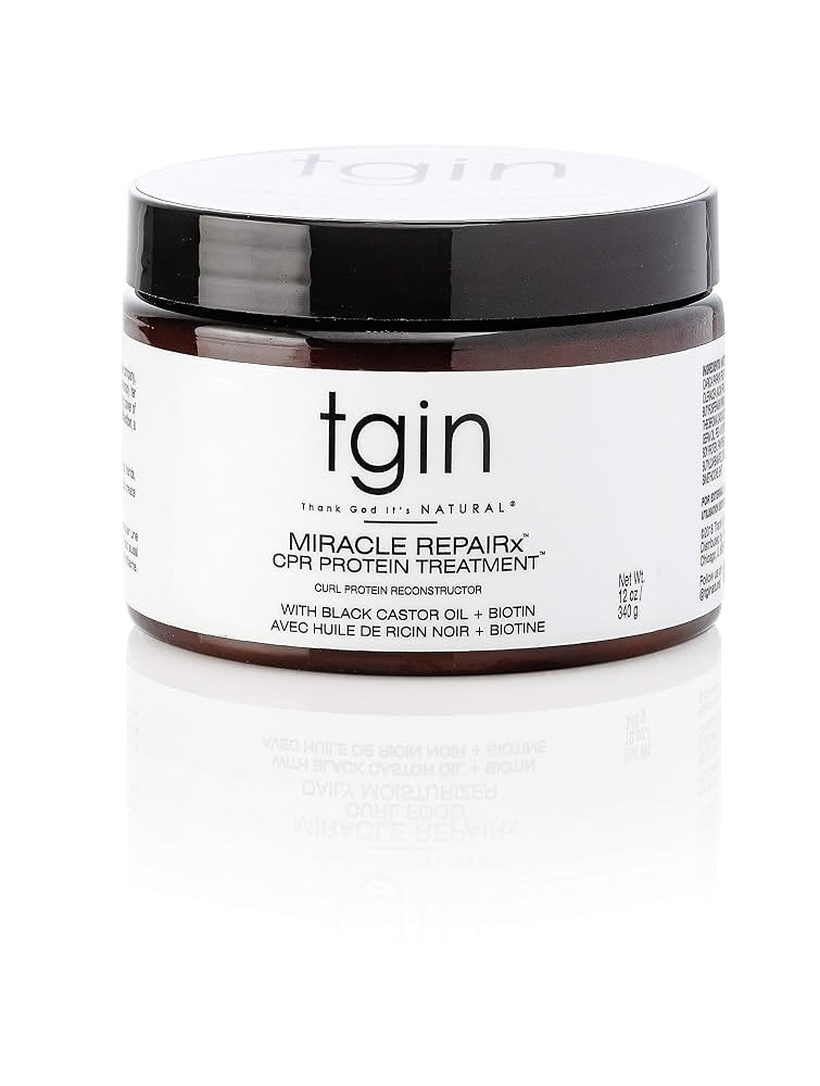 tgin Miracle RepaiRx Curl Protein Reconstructor for Curly, Coily, and Wavy Hair, with Biotin and ... | Amazon (US)