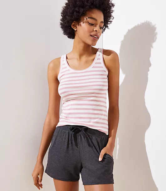 LOFT Knit Drawstring Shorts | LOFT