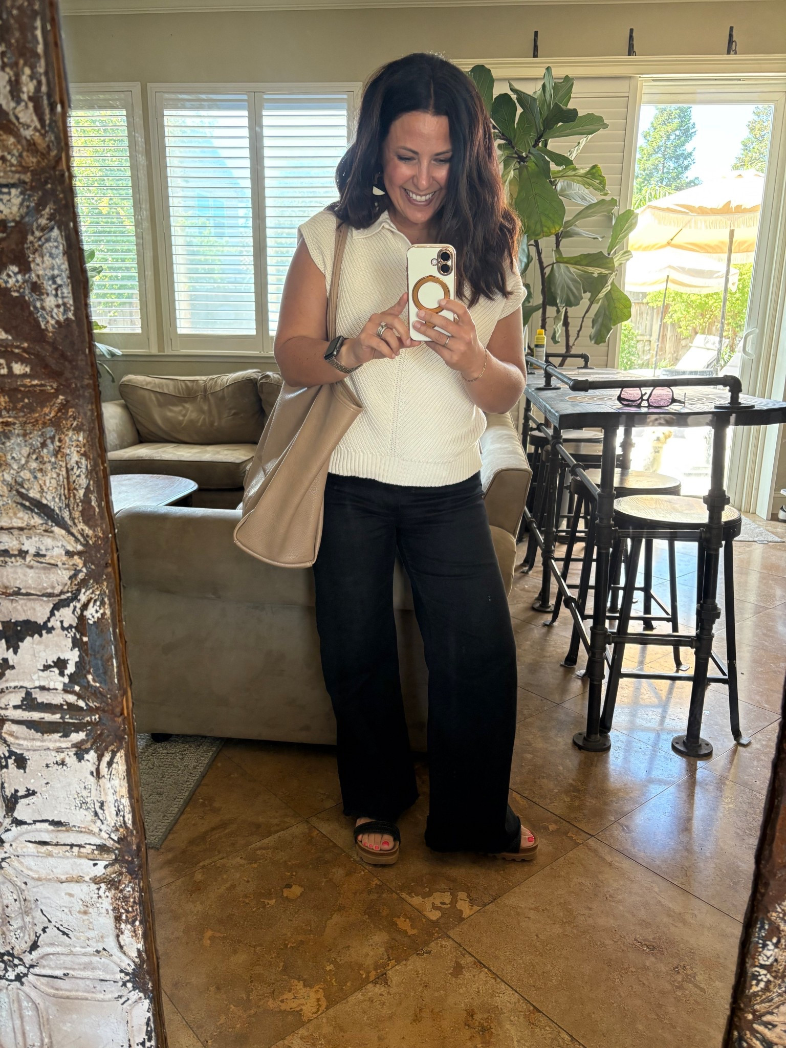 What I wore to teach and then to an FFA banquet. Wide leg pants, summer sweater. Teacher style
Spring outfit 
Summer work wear

#LTKPetite #LTKWorkwear #LTKOver40