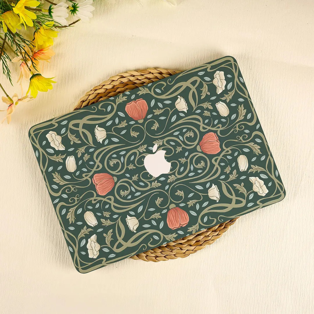 Vintage Floral Aesthetic MacBook Case for 2025 MacBook Air 15 13 MacBook Pro 16 14 13 Inch 2025 2... | Etsy (US)