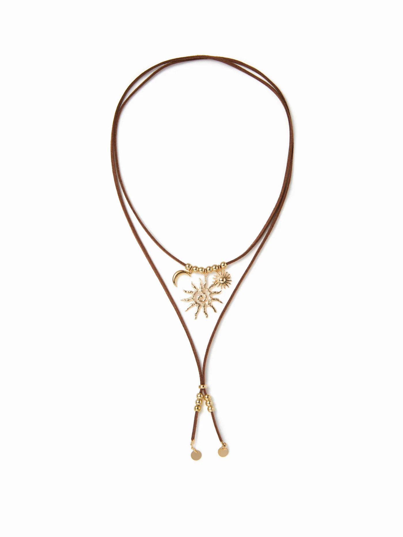 SUN & MOON PENDANT NECKLACE | Cider