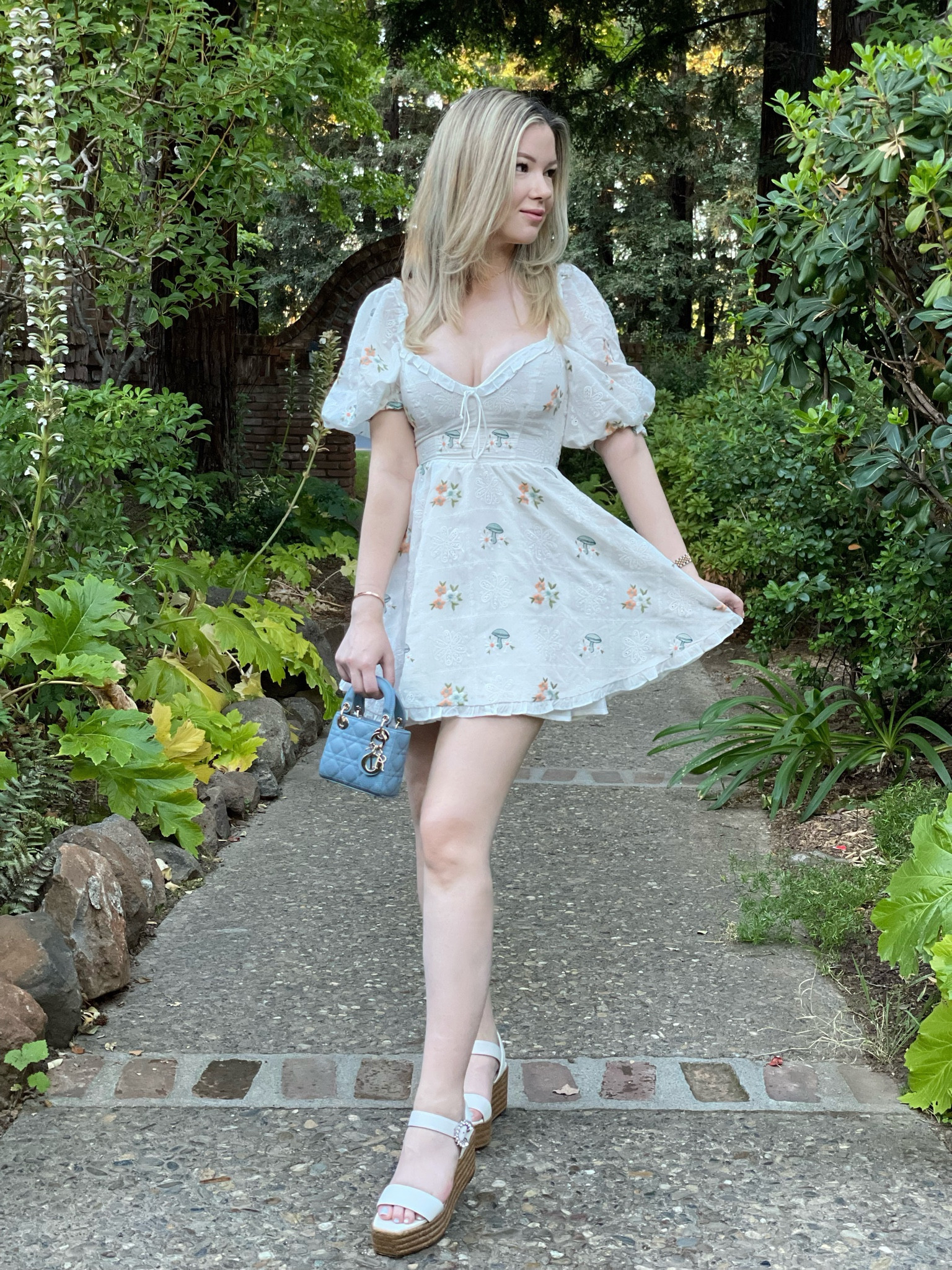 Cute puff sleeve dress 
For love and lemons 

#LTKunder50 #LTKFind #LTKSeasonal