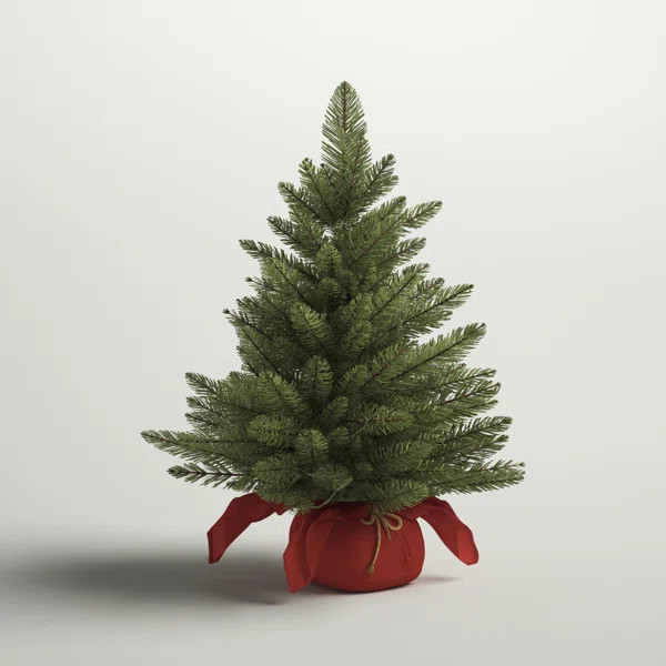 Majestic Spruce Cloth Bag Tree with 35 Battery Operated LED Light | Wayfair Professional