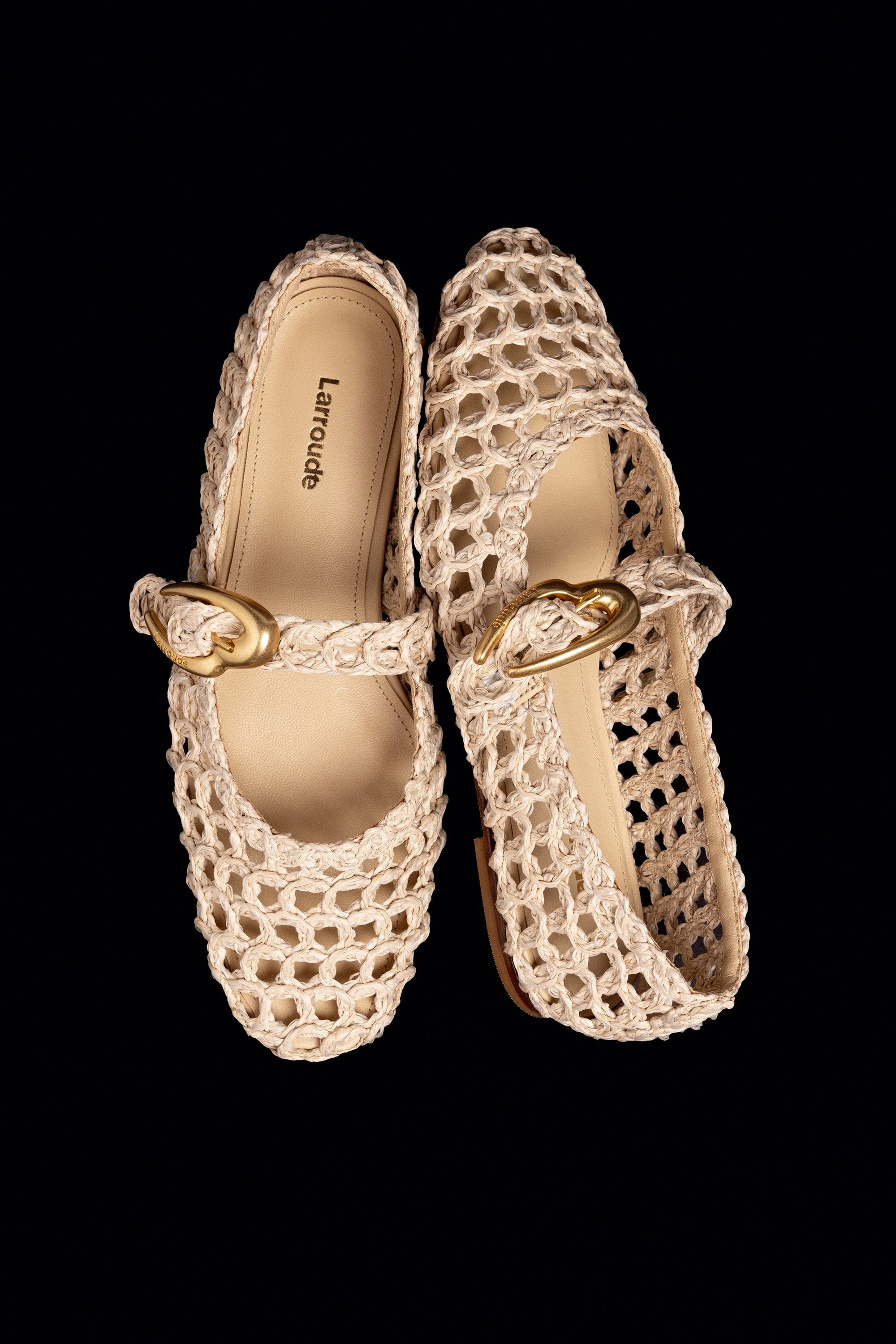 Verona Macrame In Beige Embroidered Raffia | Larroude