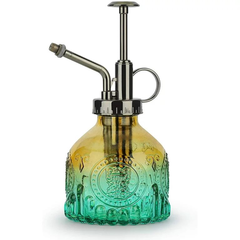 T4U Glass Plant Mister 200ml, Vintage Spray Bottle with Top Pump, Glass Mister for Watering Plant... | Walmart (US)