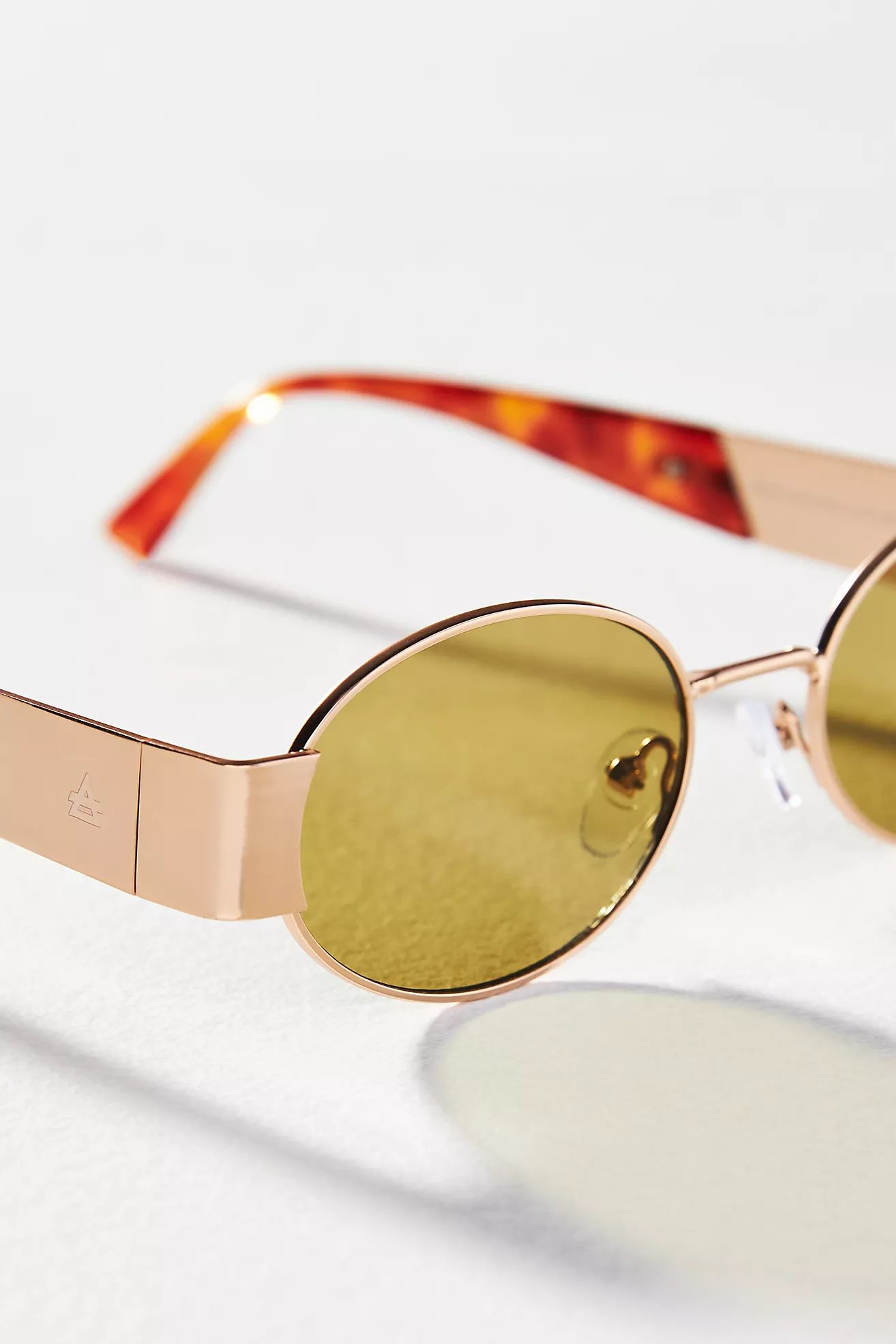 AIRE Mars Oval Sunglasses | Anthropologie (US)