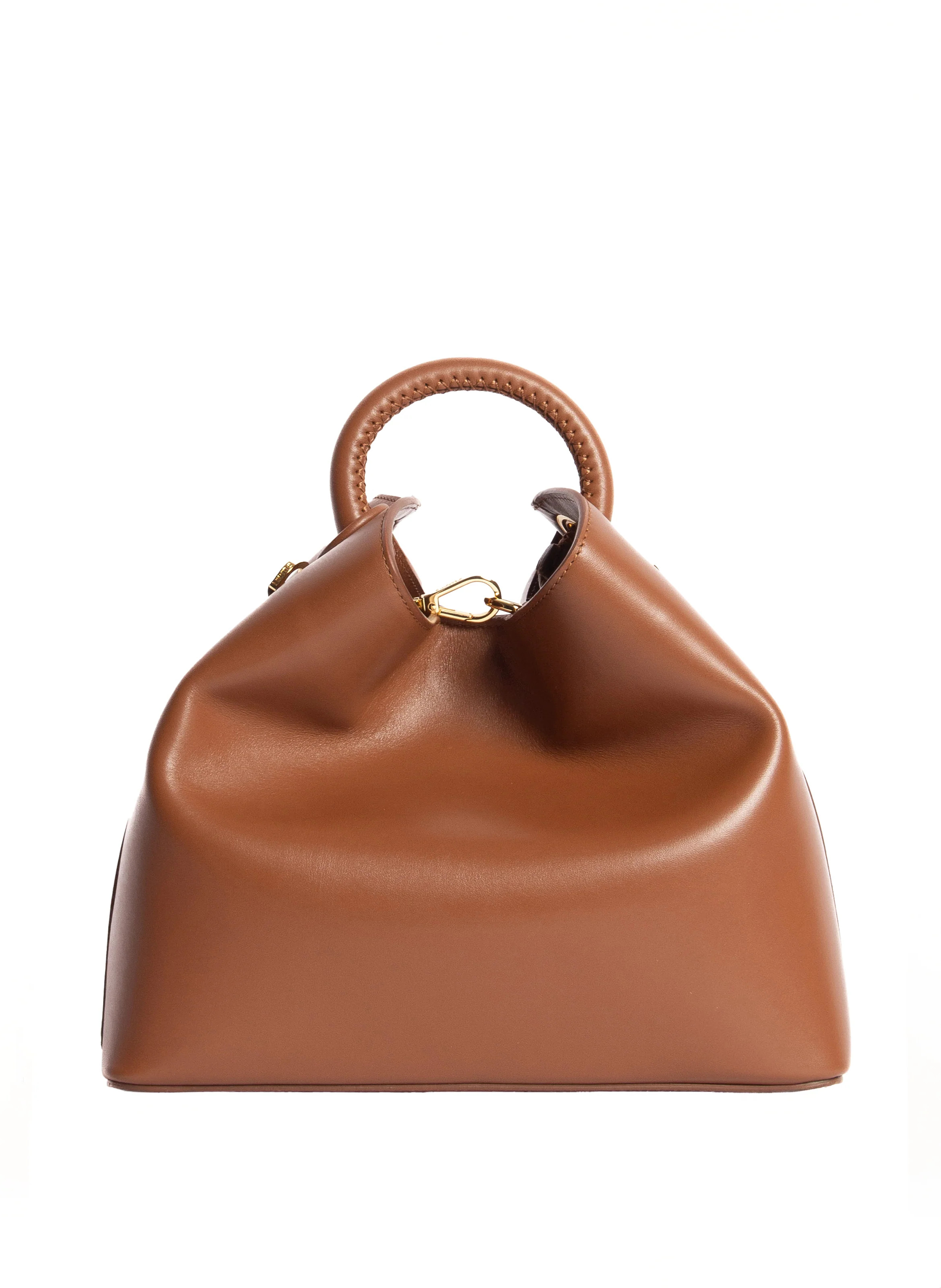 Raisin Leather Cognac - Leather Handbags for Women - Elleme | Elleme