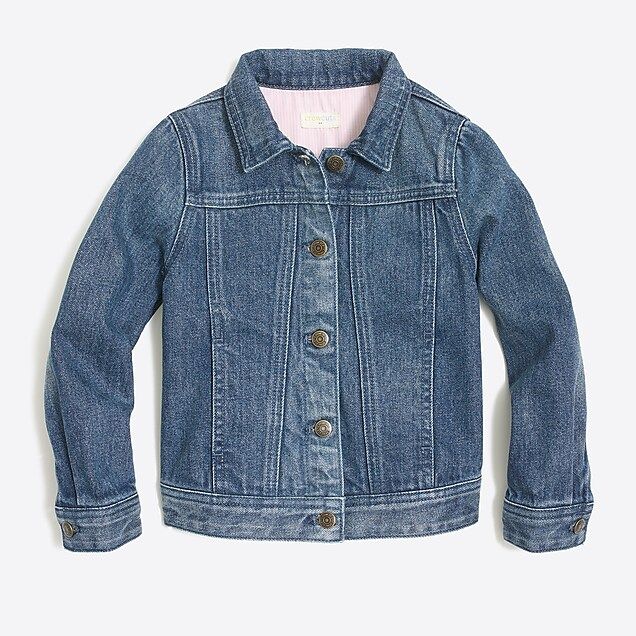 Girls' denim jacket | J.Crew Factory