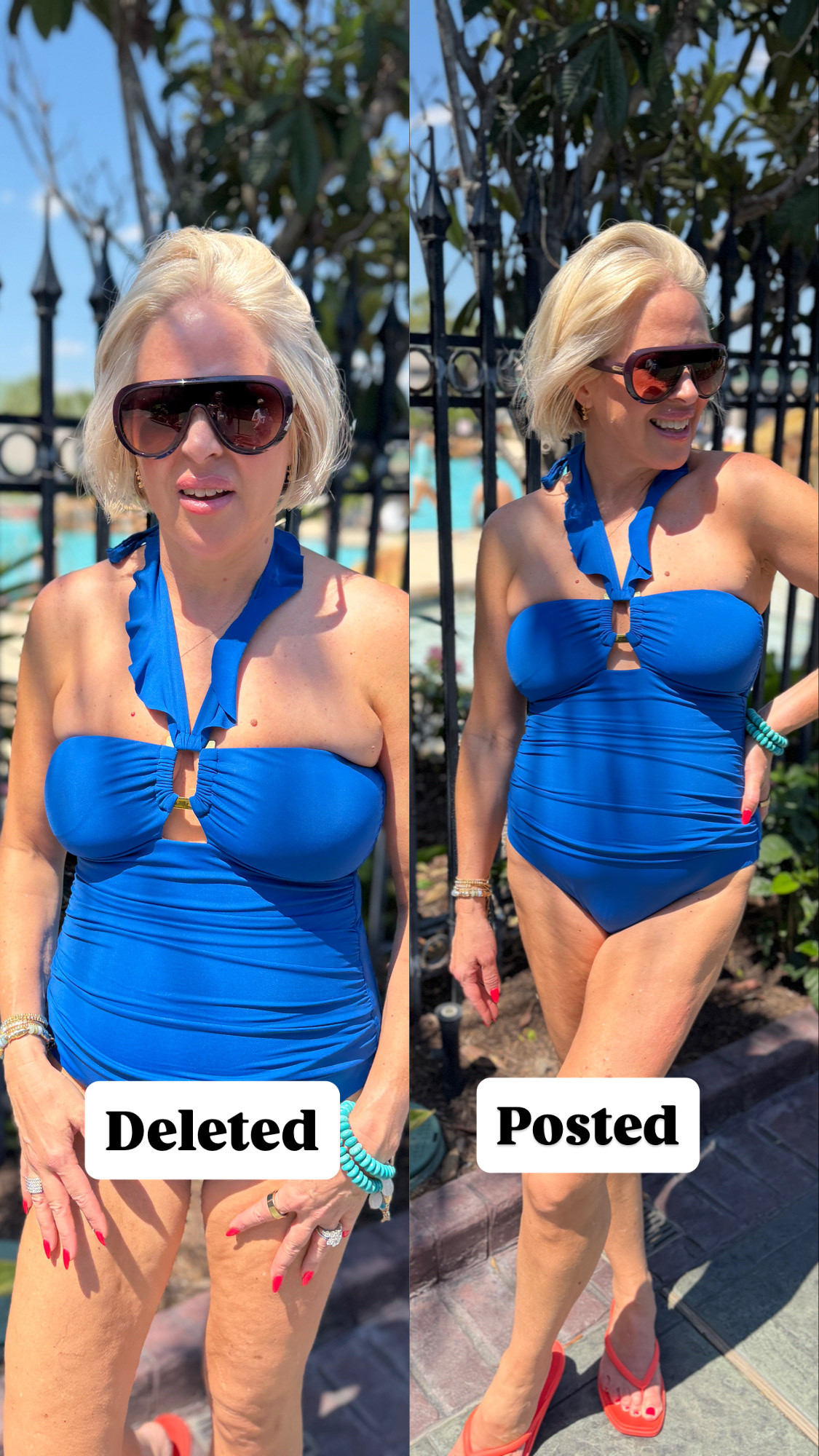 Pool look! Reality vs insta

women’s fashion, summer fashion, spring fashion, outfit inspo, everyday style, trendy outfits, vacation outfits

#LTKSeasonal #LTKOver40 #LTKSwim