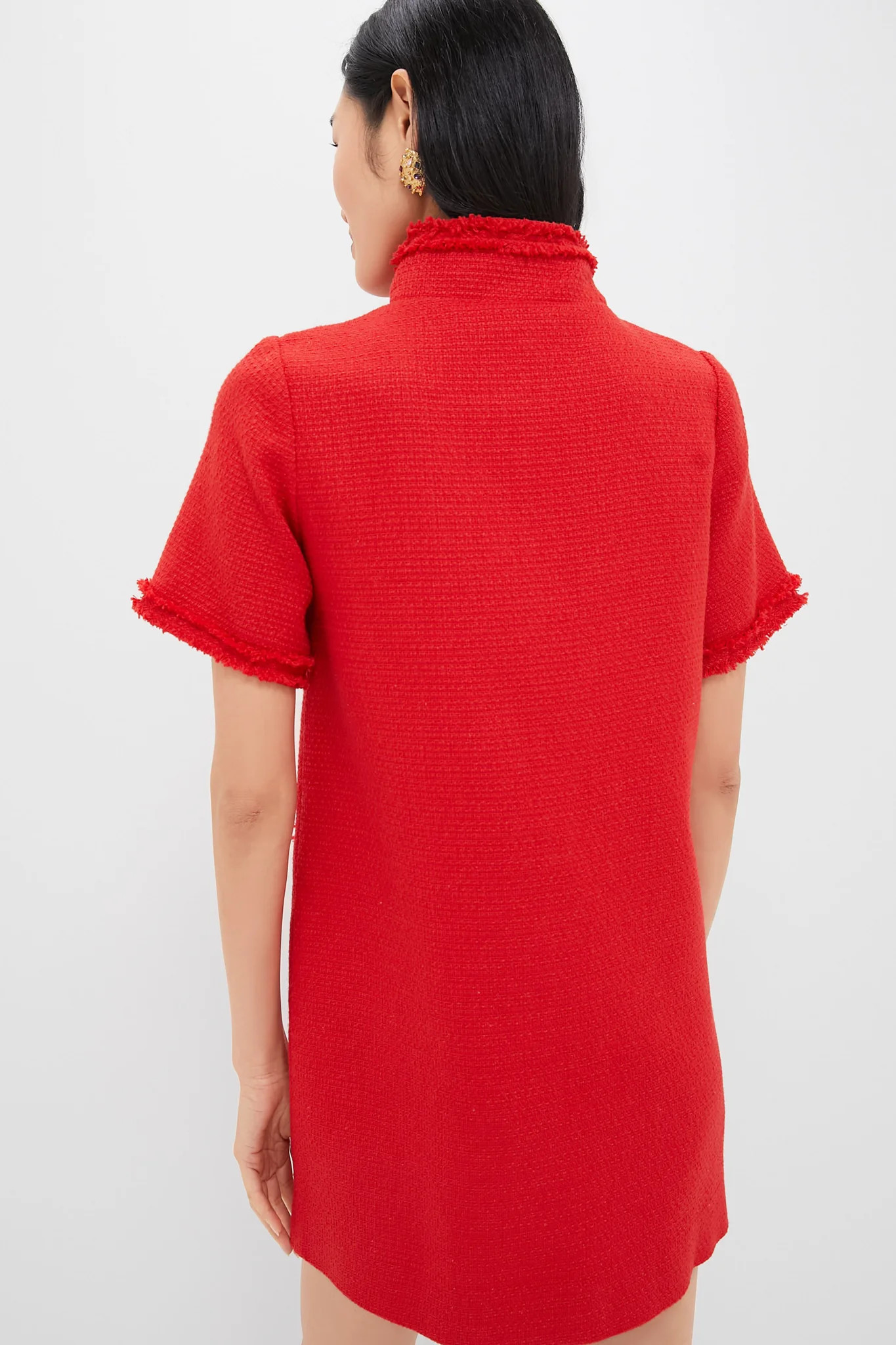 Red Tweed Ophelia Dress | Tuckernuck (US)