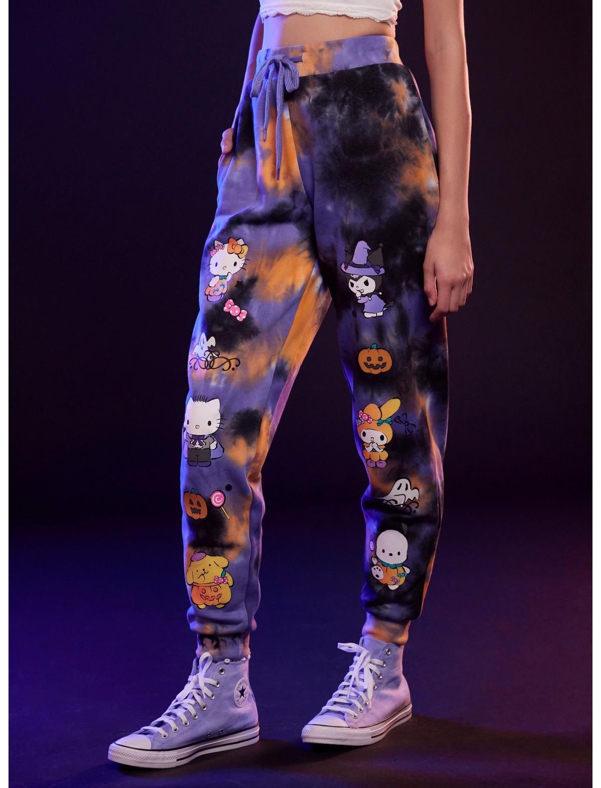 Hello Kitty And Friends Halloween Tie-Dye Girls Jogger Sweatpants | Hot Topic | Hot Topic