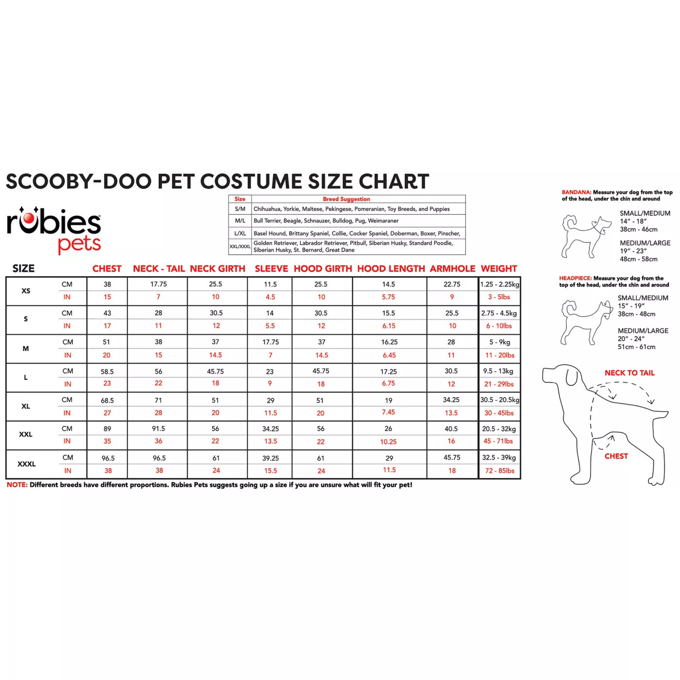 Rubie's Costume Company Halloween Scooby Doo Dog Costume | PetSmart