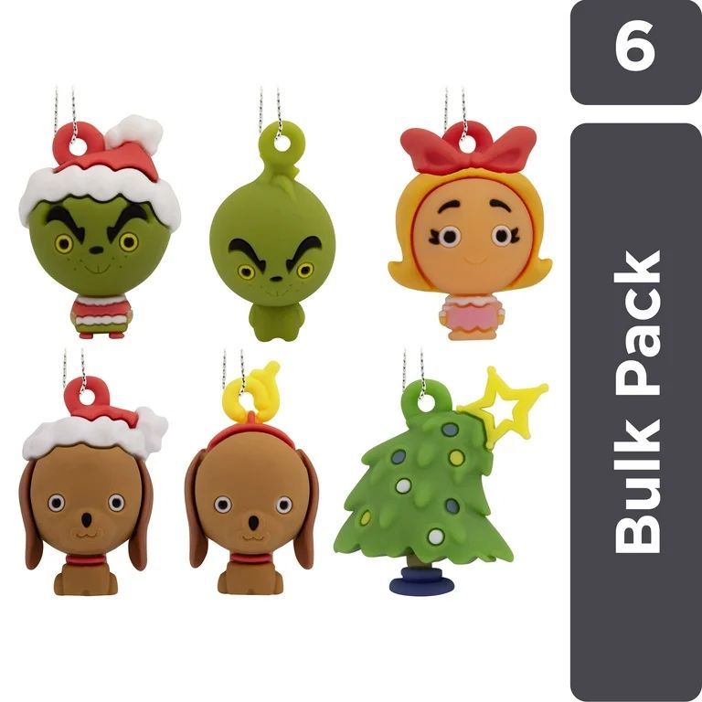 Hallmark Ornaments (Dr. Seuss How the Grinch Stole Christmas! Miniature, Set of 6) | Walmart (US)