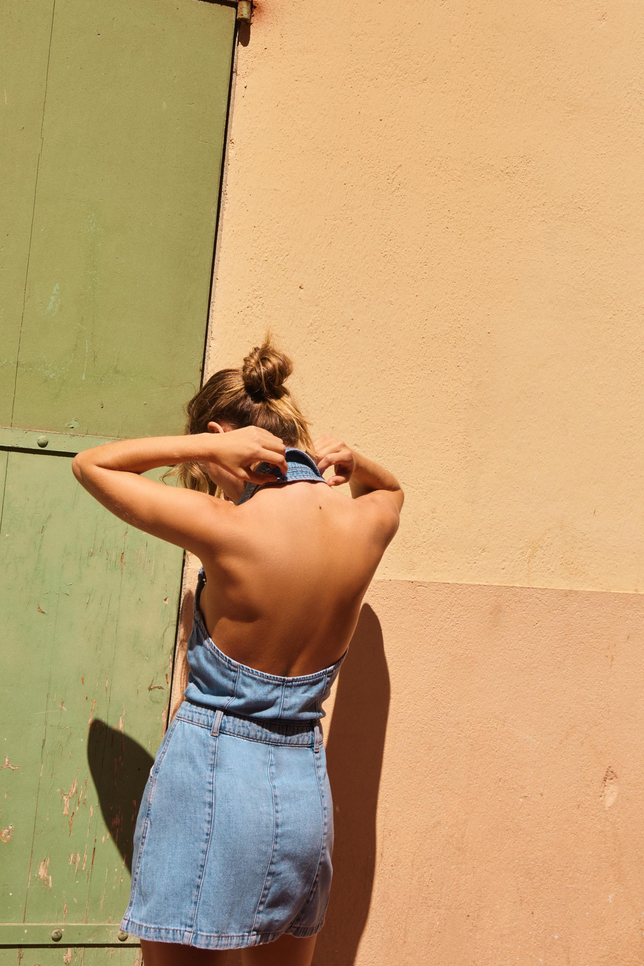 Z1975 HALTER MINI DRESS | Zara UK