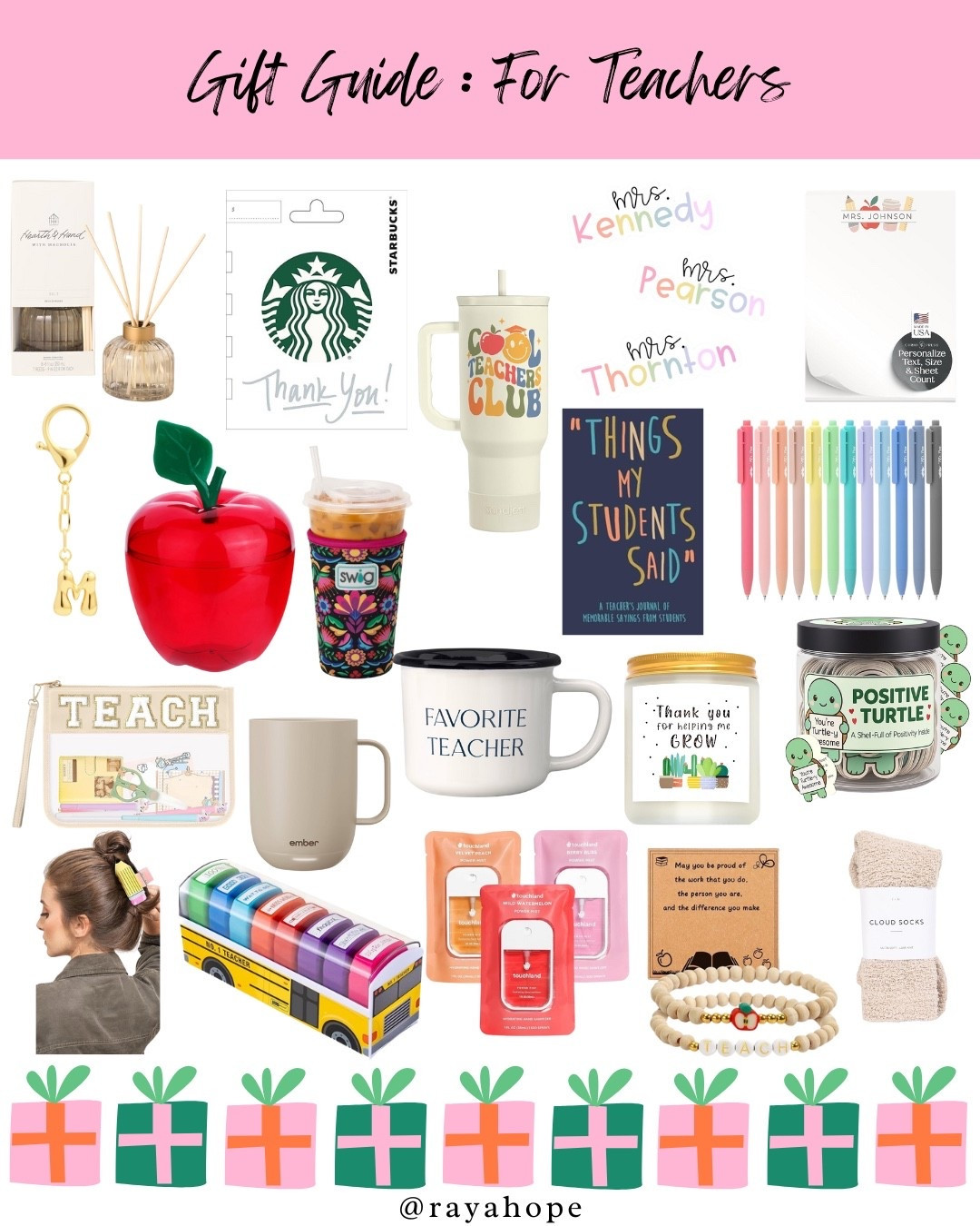 Gift Guide For Teachers / Teacher Gift Guide / Gifts For Teachers / Christmas Gifts For Teachers

#LTKSeasonal #LTKGiftGuide #LTKHoliday